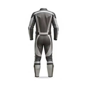 Combinaison de moto en cuir imperméable pour homme et femme, idéale pour l'aventure, le touring et la course, offrant une protection optimale. - Product Image 3