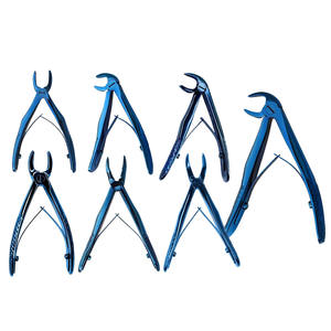 Juego de 7 Fórceps Dentales para Extracción de Dientes en Niños, Fórceps Manuales de Acero Inoxidable Alemán Reutilizables - Product Image 1