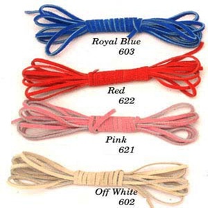 High Quality Flat <b>Leather</b> Suede Cords with Brushed Finish in Various Colors for Jewelry Customizable Packaging Wholesale Prices - Product Image 3