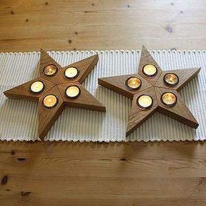 Creative New Design Lavie Creations Handmade Natural Color Wooden <b>Candle</b> <b>Holder</b> for Home Hotels Restaurants Christmas Decor - Product Image 2
