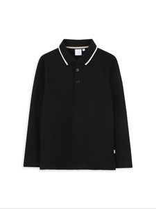 เสื้อโปโลแขนยาวเด็กชาย ผ้าฝ้ายคุณภาพสูง ระบายอากาศได้ดี สวมใส่สบาย สำหรับเด็กชาย รับสกรีนโลโก้ - Product Image 4