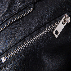 Turn Over Collar <b>Long</b> Sleeve Outerwear <b>Coats</b> For <b>Men</b> Regular Slim Fitted <b>Men's</b> Sheepskin Leather Jacket In Low MOQ - Product Image 6