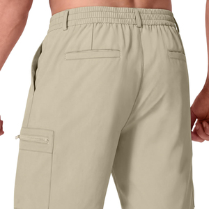 Shorts de golf pour homme Pro Player, coupe slim, respirants, bas de sport, shorts cargo, taille mi-haute, bande élastique, avec poches zippées - Product Image 2