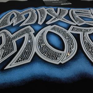 เสื้อยืดผู้ชายผ้าฝ้ายสไตล์ฮิปฮอปสตรีทเรโทรทรงโอเวอร์ไซส์ ระบายอากาศได้ดี ลาย MIXED EMOTION Diamond  งานสั่งทำพิเศษด้วยผ้าคุณภาพสูง - Product Image 6