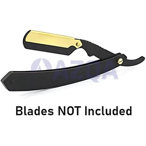 Kit de toilettage pour hommes 4 en 1 très vendu, ciseaux à cheveux, ciseaux effilés, rasoir droit avec étui de rangement, ensemble de barbier - Product Image 5