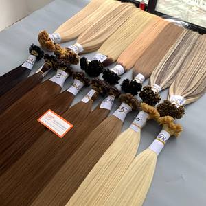 ผมต่อแบบตรงปลายแบน เคราตินเรียงเส้น 100% ผมแท้แบบดับเบิ้ลดรอน ไม่ผ่านการแปรรูป จัดส่งรวดเร็ว - Product Image 6