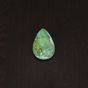 Turquoise naturelle américaine d'Arizona, cabochon en forme de poire, pierre précieuse de 14,8 carats, 29x19 mm, pour la fabrication de bijoux - Product Image 5