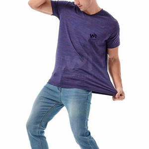 Camiseta de Cuello en V 100% Algodón para Hombre, Precio Económico, Venta Caliente, Logotipo Personalizado Impreso al por Mayor, Corte Holgado - Product Image 6