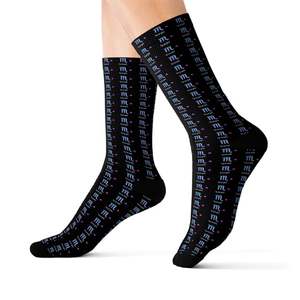 Splendid Apparel Chaussettes de sport noires à motif uni en polyester/nylon respirantes à séchage rapide pour l'été, le yoga et la course à pied (taille adulte) - Product Image 5