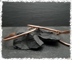 Ethnic Motif Copper Bangle <b>Bracelet</b> Decorative Artisan Jewelry Bulk Production - Product Image 3