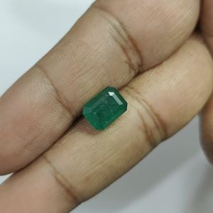 Esmeralda Octogonal Verde de 3.34 Quilates de Zambia, Gema Suelta, Tabla Ratti 4.25 - Product Image 1