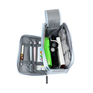 Sac de toilette multifonctionnel décontracté et imperméable avec fermeture éclair et design à panneaux, idéal pour la vente en gros - Fabriqué au Vietnam - Product Image 4