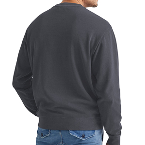 Sweat-shirts à col rond en gros, design personnalisé, pull en coton, fabrication de vêtements OEM sous marque privée, sweat-shirts à col rond pour hommes - Product Image 3