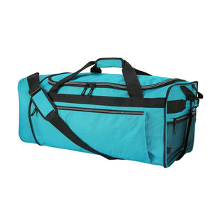 Cheap Price Turquoise Gym <b>Duffel</b> <b>Bag</b> with Adjustable Strap Large Capacity 30-<b>40L</b> Unisex Casual Sport Travel <b>Bag</b> - Product Image 1