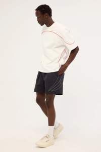 Conjunto de Verano 2026 para Hombre, Estilo Urbano, Casual, Deportivo, Playero, Transpirable, con Botones, Camiseta de Manga Corta y Pantalones Cortos, Color Sólido - Product Image 2