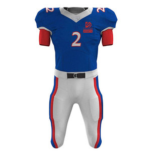 Uniforme de Fútbol Americano Transpirable y Cómodo, Estampado, 100% Poliéster, Duradero, Ligero, de Secado Rápido y Alta Calidad - Product Image 1