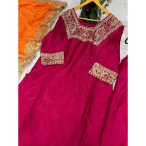 Ropa de fiesta de diseñador para mujer, parte inferior superior y hermoso conjunto Dupatta - Product Image 5