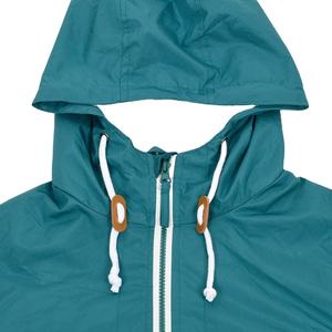 Wholesale <b>Men's</b> <b>Blue</b> Color Plain Windbreaker Jackets in Hooded Collar Zipper up Nylon Material <b>Men</b> Jackets 2026 - Product Image 4