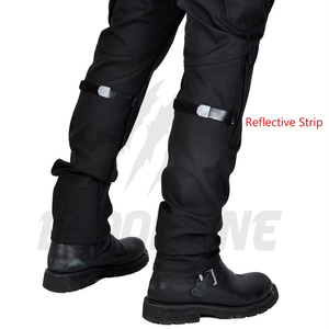 Pantalon en jean pour moto, résistant et durable, avec coutures renforcées, pour usage quotidien. - Product Image 3