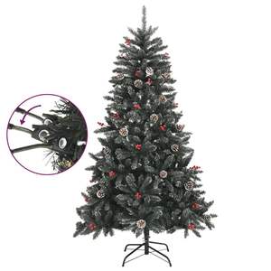 59,1 \ "Árbol de Navidad artificial de PVC verde con soporte Decoraciones festivas navideñas - Product Image 3
