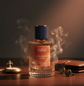 Maham Scents 's Code Eau De Parfum 50ml Spray Fluted Cylindrical Glass Bottle Leather Tobacco Scent Luxury Masculine - Product Image 6