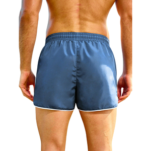 Pantalones Cortos Deportivos Azules para Hombre, Ligeros, de Secado Rápido, con Cordón en la Cintura, Casuales, para Gimnasio, Playa, Verano, Entrenamiento Activo - Product Image 2