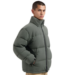 New Fashion High Quality Men's Long Sleeve Stand Collar Puffer Jacket <b>Bubble</b> <b>Coat</b> Winter Customizable Color & Logo - Product Image 4