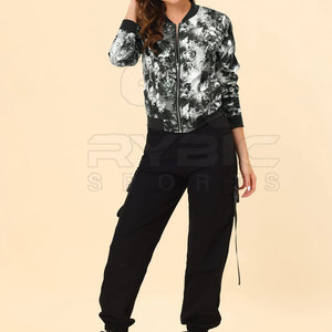 Latest Design Quick Dry Women Printing Varsity <b>Jackets</b> Premium Street Inspired Clothing For Modern Lifestyle Wears - Product Image 3
