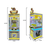 Machine de grue commerciale pour la distribution de jouets en peluche et de cadeaux avec service de personnalisation du logo