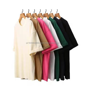 เสื้อยืดคุณภาพสูง 230 กรัม ผ้าคอตตอน 100% ทรงหลวม สไตล์ลำลอง ไซส์ใหญ่ เสื้อยืดผู้ชายสั่งทำ - Product Image 1