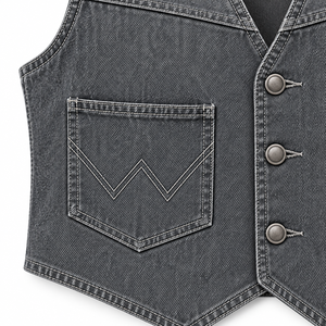 Chaleco Vaquero de Moda para Hombre, Sin Mangas, Casual, para Otoño, con Bolsillo Profundo, Chaleco Vaquero Deportivo para Exteriores - Product Image 4
