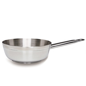 Pentola conica Chef-Luxe in acciaio inossidabile 18/10 da 2 litri per cucinare salse e condimenti - Product Image 1