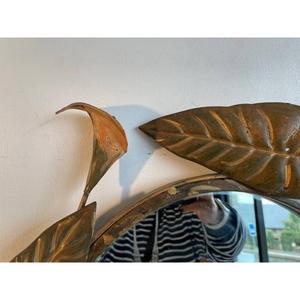 Vintage Look Luxury Metal Wall Mirror for Living Room Golden Polished Metal Mirror <b>Frame</b> at <b>Cheap</b> Price From Indian Supplier - Product Image 2