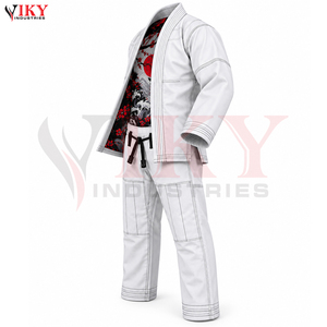 Uniforme de Jiu Jitsu de Buena Calidad, Servicio OEM ODM, Último Diseño, Venta al Por Mayor, Mejor Material, Algodón Cómodo, Gi de Jiu Jitsu BJJ para Hombre - Product Image 2