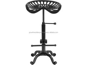 Vintage Tractor Seat <b>Stool</b> Adjustable Cast Iron Tractor Seat Chair Industrial Tractor Seat Bar <b>Stool</b> Retro Farmhouse Tractor - Product Image 4