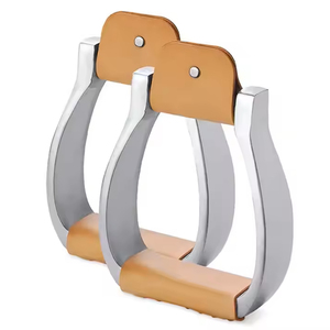 Aluminum Horse Stirrups Pair Anti Slip Equestrian Riding Safety <b>Foot</b> Support Ankle <b>Protection</b> Equipment for Riders - Product Image 2