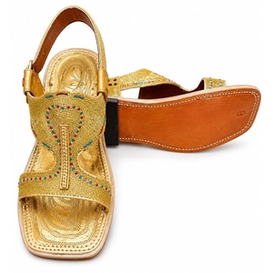 New Design LEATHER STUDIO Peshawari Chappal & Sandals Open Toe Slip-On 100% Genuine Leather Handmade All Seasons Wholesale Price - Product Image 1