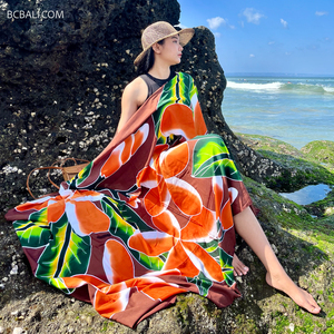 Pareos de nuevo diseño Pareo Rayón Pintado a mano único Hecho originalmente en Bali por artesanos balineses Rayón de la mejor calidad 2025 - Product Image 5