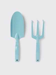 Ensemble d'outils de jardin en métal rose pâle élégant avec manches en bois pour travaux de plantation intérieurs et extérieurs - Product Image 5