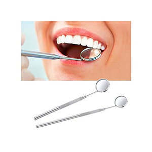 Espejo Bucal Dental de Acero Inoxidable de 6.5 Pulgadas con Mango, Espejo Dental Profesional para Inspección Dental, Limpieza Bucal y Diagnóstico - Product Image 5