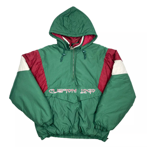 Men's Custom Logo 1/2 Zip <b>Jogger</b> Color Block Nylon Sweat Sportswear Tracksuits Patchwork Pullover Windbreaker Jacket for Spring - Product Image 6