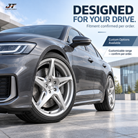 Jantes forgées multi-rayons à mailles fines 18-22 pouces, finition bronze mat avec lèvre polie VIW-170 pour BMW Audi Mercedes-Benz