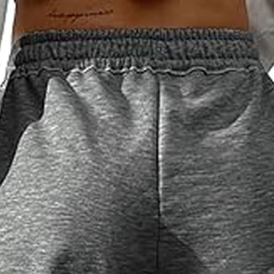 Nouveauté 2026 Short en molleton 100% coton vintage délavé à l'acide pour femme, taille mi-haute, longueur genou - Product Image 5