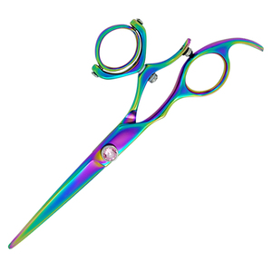 Ciseaux de coiffeur en cobalt à double articulation en acier inoxydable pour la coupe des cheveux, pour salon de coiffure et usage domestique, ciseaux manuels - Product Image 4