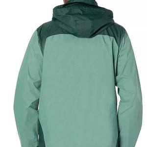 Nouvelle veste coupe-vent en polyester pour homme avec logo personnalisé, fabriquée au Pakistan, veste de sport en polyester personnalisée pas chère du Pakistan - Product Image 4