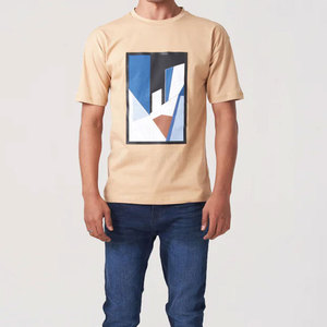 Camiseta de estilo nuevo, holgada, con estampado gráfico para hombre, 100% algodón, alta calidad, para venta en línea, hecha en Pakistán. - Product Image 1