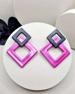 Pendientes de Resina Coloridos para Mujer, Joyería de Diseño Hecha a Mano, Pendientes Ligeros de Moda para Fiestas y Bodas - Product Image 6