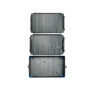 Caja Contenedora de Instrumentos para Clavos Intramedulares Antigrado de Fémur Azicon, Bandeja de Esterilización Ortopédica, Estuche de Desinfección Anodizado - Product Image 1