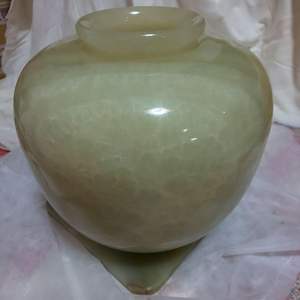 Vase en marbre de qualité supérieure, urne, support à fleurs, décoration élégante pour la maison, centre de table décoratif en marbre pour salon, bureau, jardin - Product Image 1