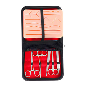 Kit d'entraînement à la suture pour étudiants en médecine, avec coussinet de plaie en silicone et instruments chirurgicaux pour la formation à la suture - Fournisseur en gros - Product Image 3